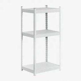 Regał 60x120 Cm Ze Stali Crenzi Biała - Sklum