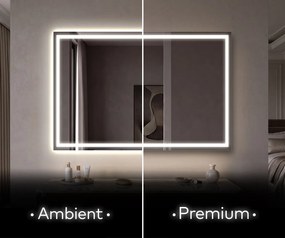 Lustro Ścienne do Sypialni Podświetlane LED L49