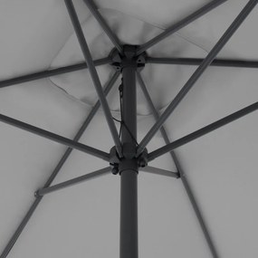 Doppler LIFE parasol ogrodowy 250 x 200 cm jasnoszary