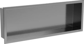 Mexen X-Wall-R półka wnękowa z kołnierzem 60 x 20 cm, gun gray szczotkowany - 19E0602010