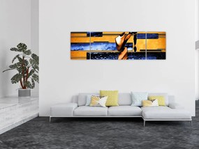 Obraz obrazu abstrakcyjnego (170x50 cm)
