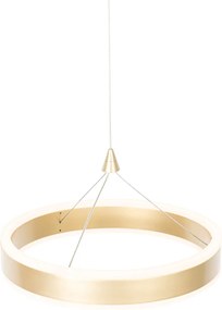 Lampa wisząca mosiężna 30 cm z LED 3-stopniowy ściemniacz - Lyani