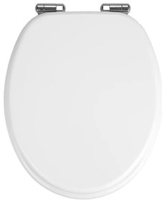 WENKO 22885100-WC deska sedesowa URBIO 36x42,5 cm biała/srebrna