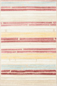 Dywan New Kansas Paski - kolorowe paseczki 160x220 Prostokąt