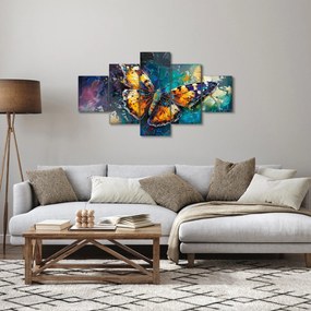 Obraz - Motyl, obraz olejny (125x70 cm)