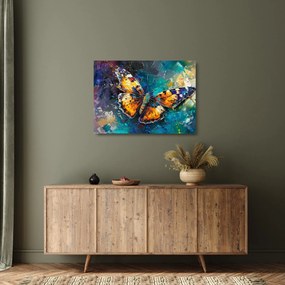 Obraz na szkle - Motyl, obraz olejny (70x50 cm)