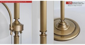 Lampa podłogowa z mosiądzu V-P2