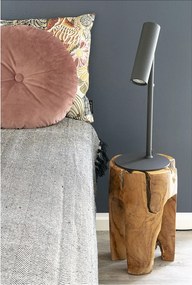 Niski Stołek Róże, Brązowy, 26x26x40 cm, Kendra Home