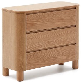 Komoda w dekorze jesionu w naturalnym kolorze 120x80x40 cm Salaya – Kave Home