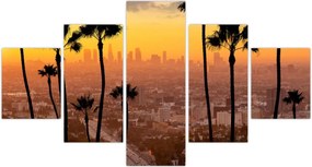 Obraz - Panorama Los Angeles (125x70 cm)