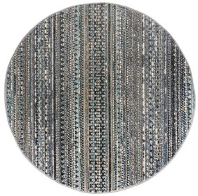 Niebieski okrągły dywan 160x160 cm Camino – Flair Rugs