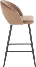 Hoker tapicerowany tkaniną velvetową H96 Halmar