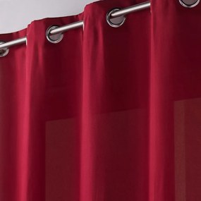 Bordowa zasłona z mikrowłókna 140x260 cm Absolu – douceur d'intérieur