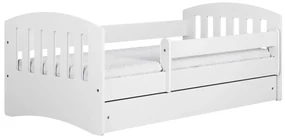 Łóżko dziecięce CLASSIC 1 180x80 białe KOCOT KIDS
