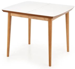 Rozkładany stół jadalniany NARPES w dekorze dąb lefkas 90(190)x80x75 cm