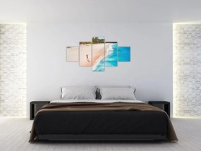 Obraz - Bieg na plaży (125x70 cm)