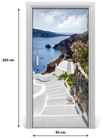Fototapeta samoprzylepna na drzwi Santorini Grecja