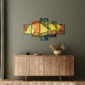 Obraz - Wielokątna abstrakcja 3D (125x70 cm)