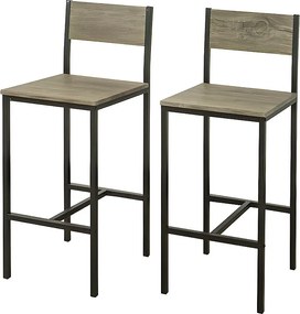 2 x Stołek z oparciem FST53X2