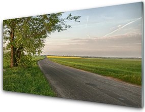 Panel Szklany do Kuchni Aleja Prowadząca W Nieznane