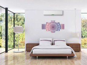 Obraz z mandali (125x70 cm)