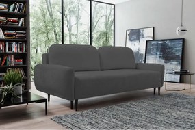 Sofa BOHO z funkcja spania i pojemnikiem GRAFITOWY PERFECT HARMONY 90