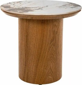 Okrągły stolik pomocniczy Rondo 45 Signal z ceramicznym blatem