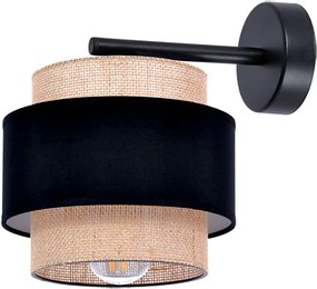 Kinkiet w stylu boho ze sznurka jutowego - A528 F9-T25