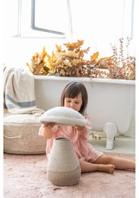 Beżowy tekstylny dziecięcy kosz na zabawki ø 23x27 cm Mushroom – Lorena Canals