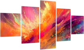 Obraz - Dynamiczna abstrakcja (125x70 cm)