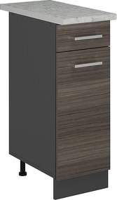 Szafka dolna do kuchni szlachetna szarość 30x60x81.6 r-line