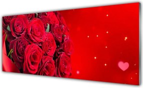 Panel Szklany Klasyczna Elegancja Róż
