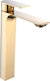 Mexen Alexa bateria umywalkowa wysoka, złota - 71210-50