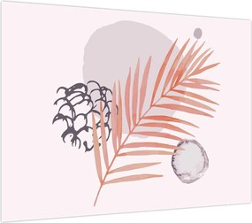 Obraz na szkle - Fioletowy minimalizm N⁰3 (70x50 cm)