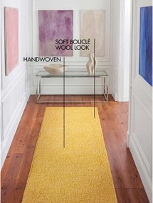 Żółty chodnik z materiału bouclé tkany ręcznie 80x200 cm Notting Hill Portobello – Ted Baker