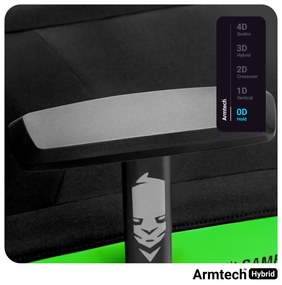 Fotel gamingowy Diablo X-Gamer 2.0 Normal Size, Green Emerald