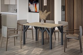 Industrialny stół jadalniany Dunaj 240 rozkładany od 130 do 240 cm