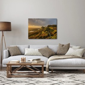 Obraz pasma górskiego (70x50 cm)