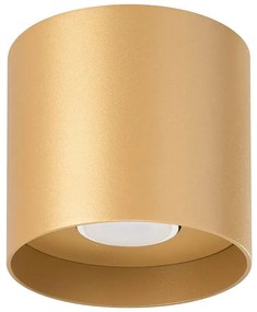 Złoty mały okrągły plafon tuba - A405 E6-T81