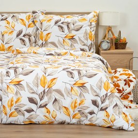 4Home Pościel bawełniana Autumn Leaves, 140 x 200 cm, 70 x 90 cm
