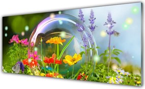 Szkło do Kuchni na Ścianę Pastelowy Ogród Botaniczny