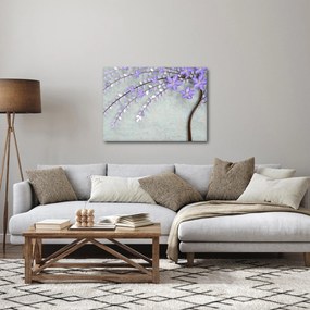 Obraz - Fioletowy deszcz (70x50 cm)