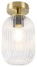 Lampa sufitowa w stylu art deco mosiądz - Banci ArtDeco Oswietlenie wewnetrzne