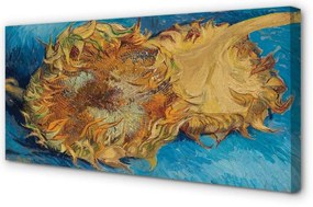 Zdjęcie na płótnie Dwa ścięte słoneczniki (III) - Vincent van Gogh