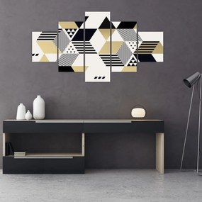 Obraz - Kształty geometryczne N⁰1 (125x70 cm)