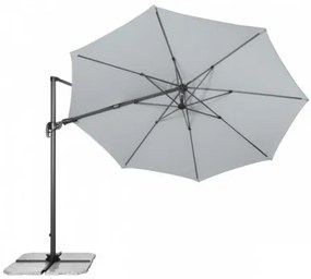 RAVENNA 330 cm - duży wahadłowy parasol ogrodowy z drążkiem bocznym : Substancja Desen - 827