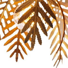 Inteligentna lampa sufitowa złota 45 cm okrągła z Wifi G95 - Botanica