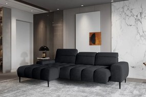 Narożnik GIANO S układ L Lewostronny z elektryczną regulacją siedziska w ktaninie AUSTIN 21 WERSAL