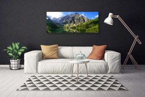 Obraz canvas Majestat Tatr: Morskie Oko