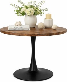 Nowoczesny okrągły stół dąb rustykalny H5-D91